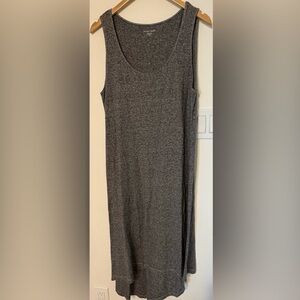 NWOT Eileen Fisher Asymmetrical Organic Cotton/Linen Maxi Dress Size M sku#98